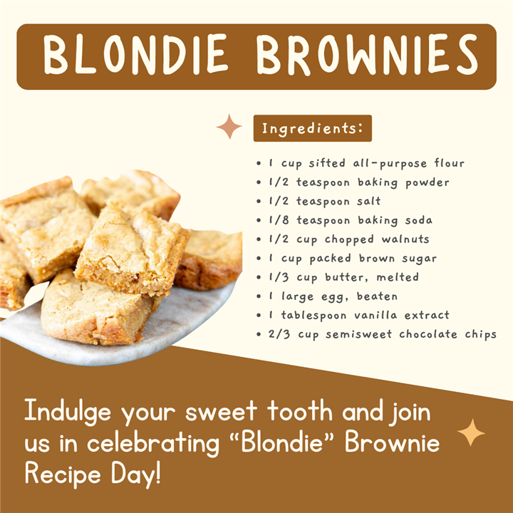 Baking Bliss with Natural Gas: Gooey Blondie Brownies Recipe